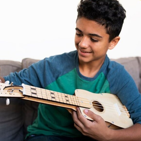 KiwiCo. Kiwi Co. Ukulele Musical Instrument DIY Ukelele Science Kit Craft Set Su - Picture 3 of 16